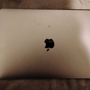 Apple Silver MacBook Laptop with Iconic Design